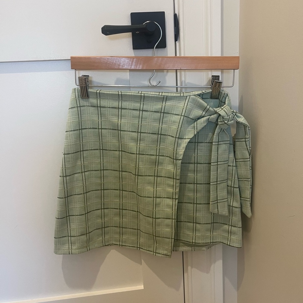 Plaid Mini Skirt